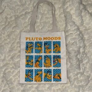 Disney Pluto Moods Tote Bag - Blue and Yellow